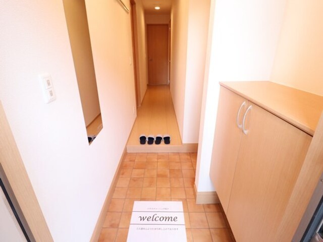 玄関　玄関（ステンレス鏡付き！）