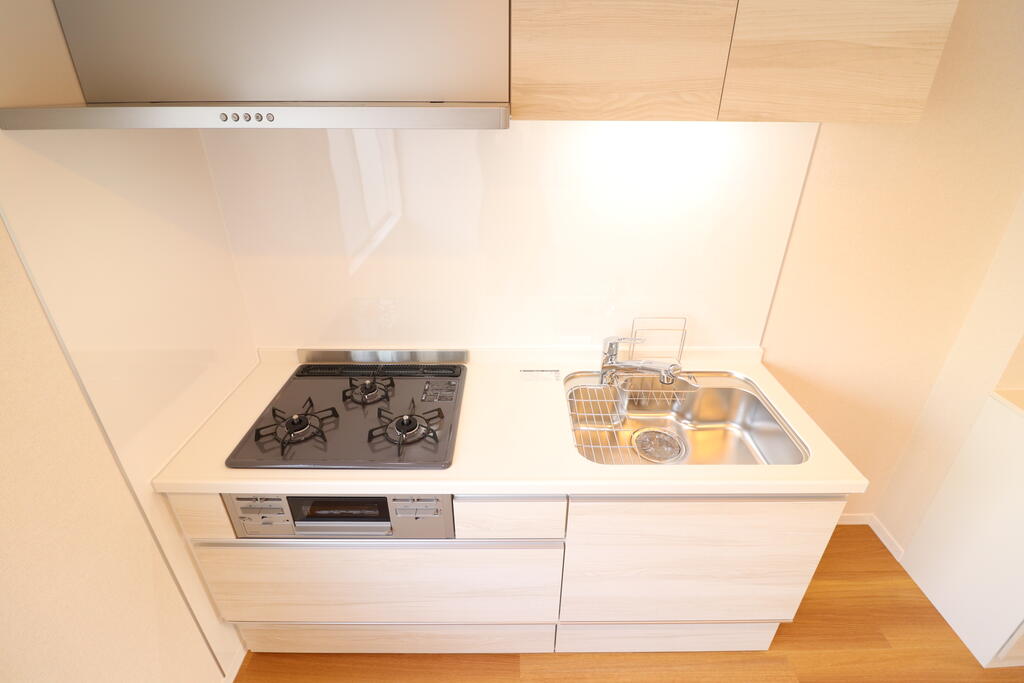 キッチン　便利な3口コンロのキッチン♪