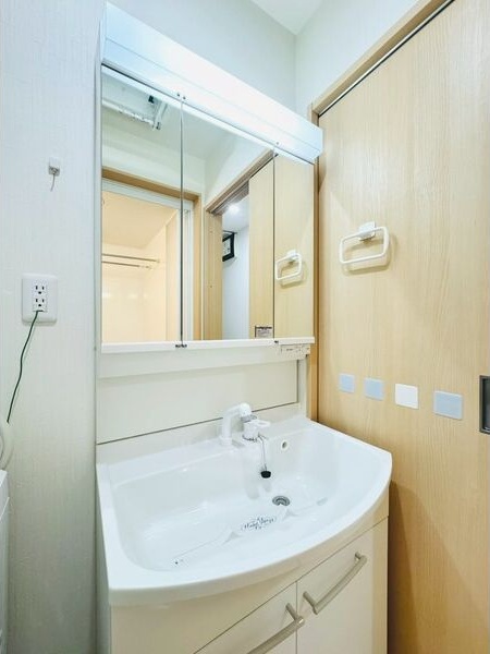 洗面設備　シャンドレはもはや必須アイテムですね♪