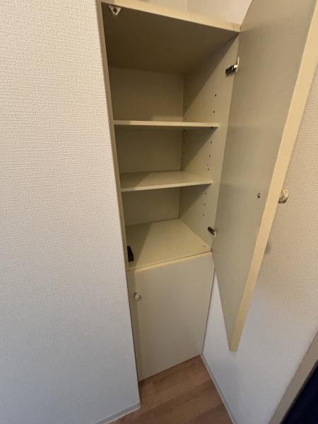 その他　玄関にも大きな収納があります。