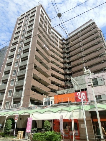 建物外観　カスタリア阿倍野　鉄筋コンクリート造　15階建