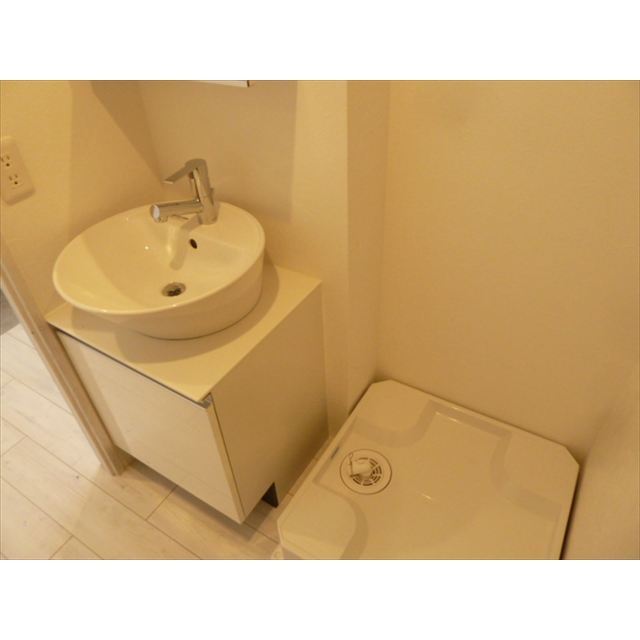 洗面設備　室内洗濯機置場