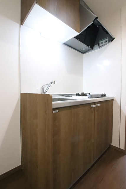 キッチン　♪二口ガスコンロ付きのキッチン