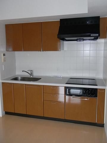 キッチン　３口ＩＨシステムＫ（グリル付き）