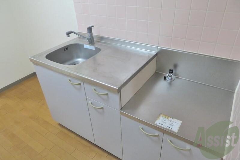 キッチン　キッチンは調理スペースもしっかりあっていいですね～