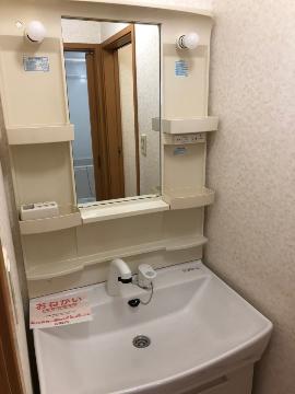 洗面設備　※同物件202号室