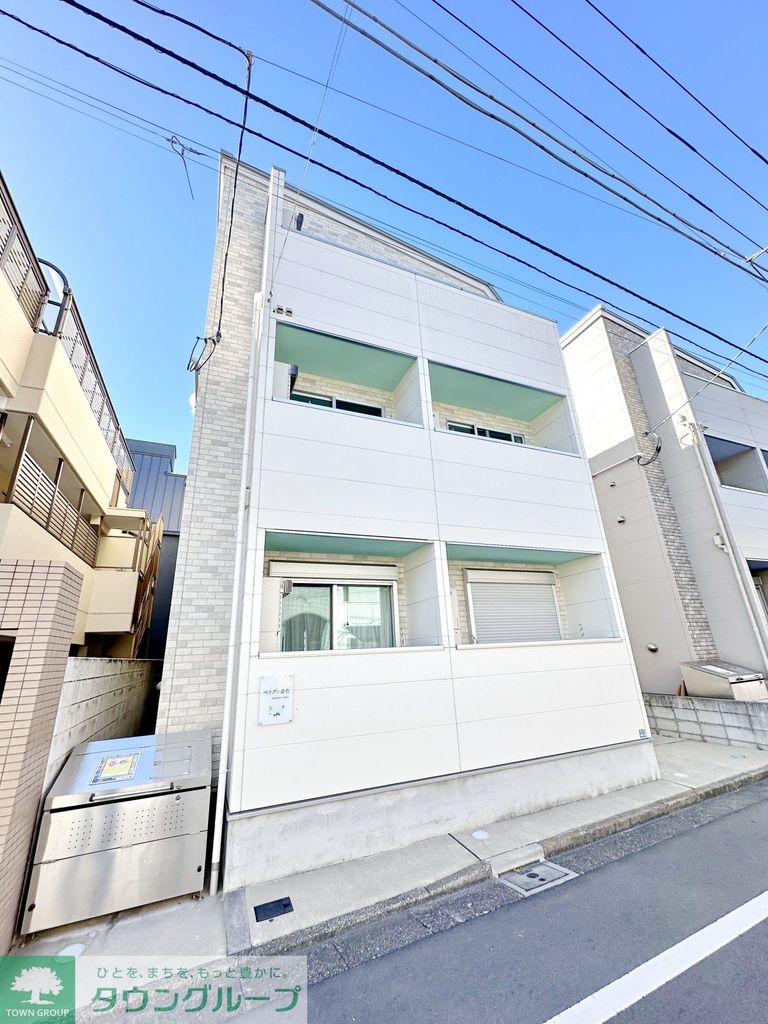 建物外観　新築工事中