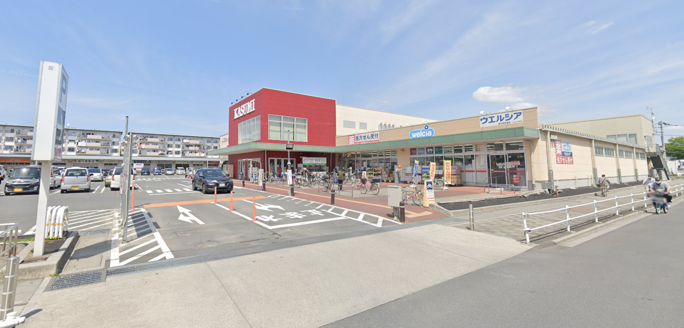 スーパー　カスミフードスクエア春日部武里店（スーパー）まで986m