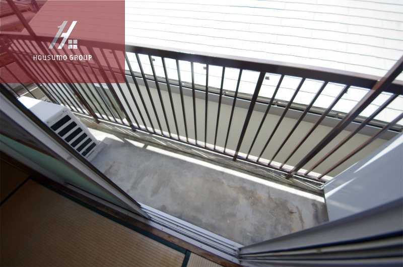 バルコニー　落ち着いた時間を過ごせるバルコニーです