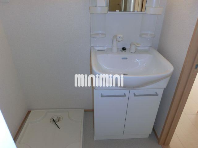 洗面設備　洗髪洗面化粧台＆室内洗濯機置き場！