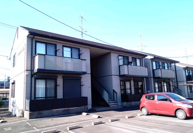 建物外観　レジデンス新涯・軽量鉄骨造