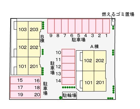 駐車場　配置図