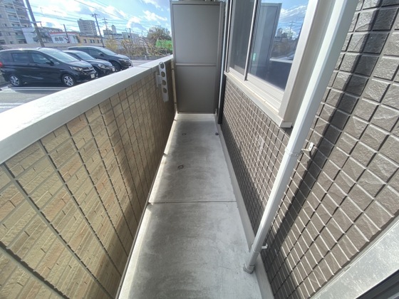 バルコニー　※別部屋の写真です