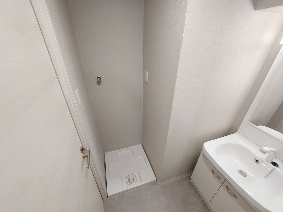 洗面設備　洗濯機置場