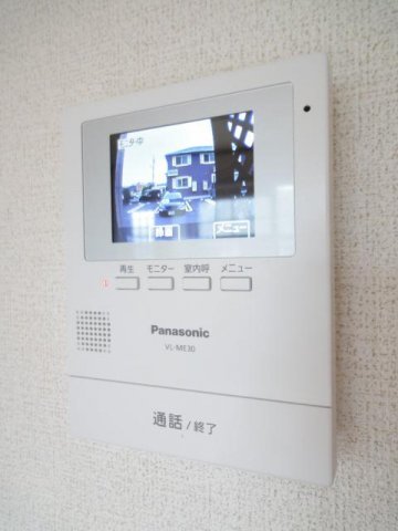 セキュリティ　モニター付きインターホンです