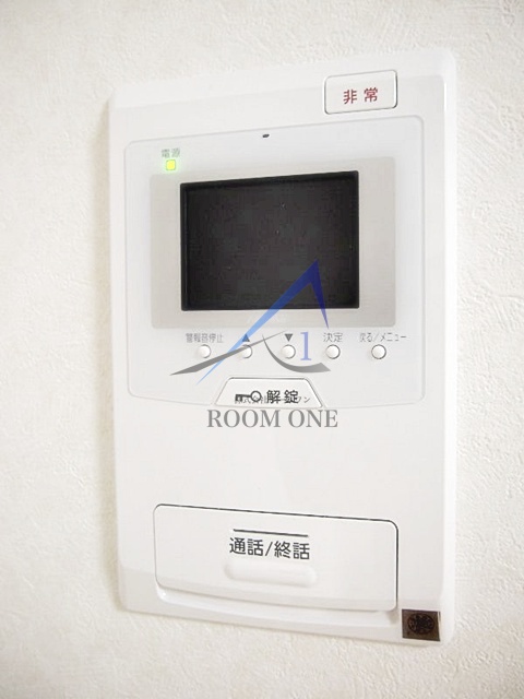 セキュリティ　モニター付インターホンです。