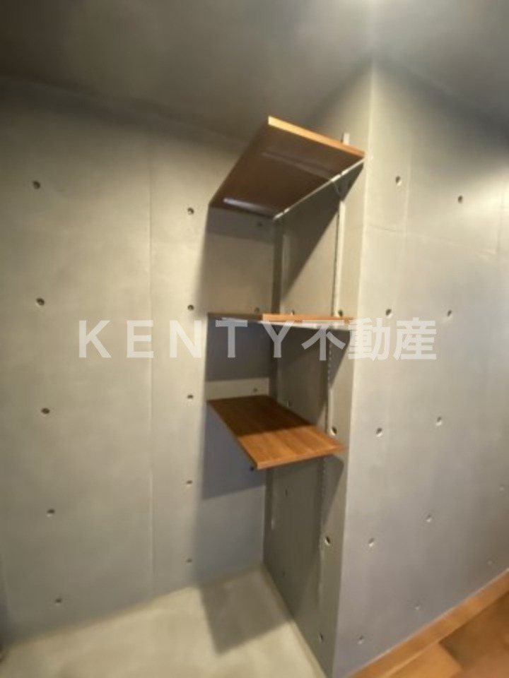 収納　ちょっとした収納スペースも充実しています