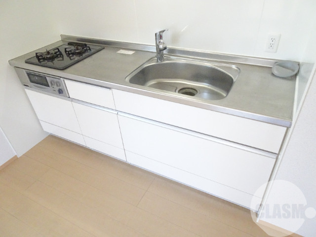 キッチン　２口コンロのシステムキッチン♪