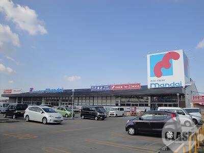 スーパー　（株）万代 美原店（スーパー）まで870m