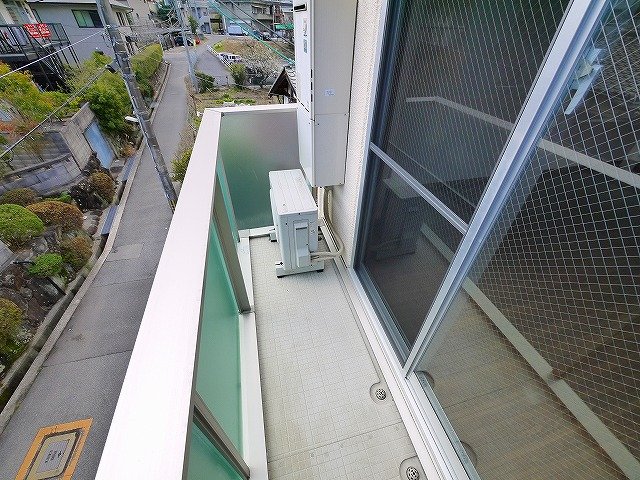 バルコニー　お洗濯に活躍するバルコニー