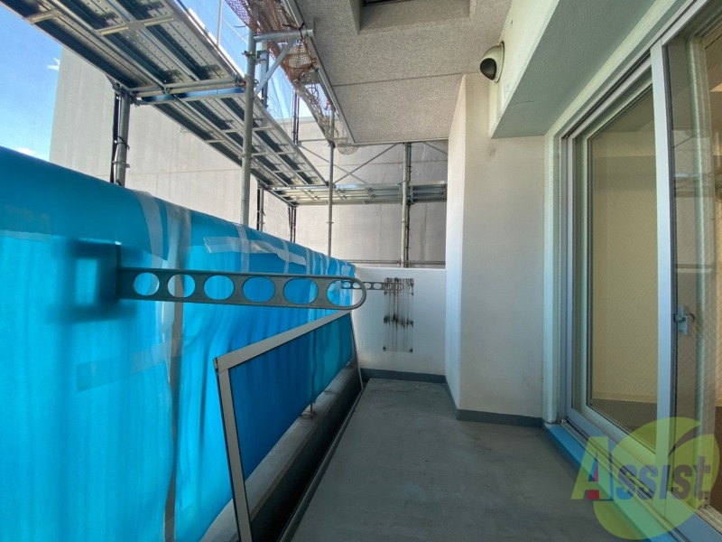 バルコニー　バルコニーです。洗濯物を干したり一息ついたりできますね！