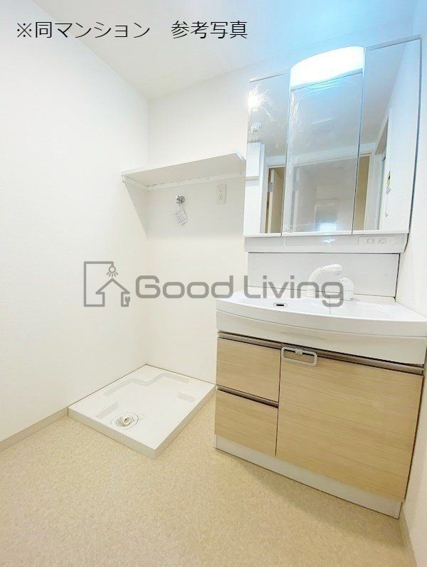 洗面設備　身だしなみもバッチリ