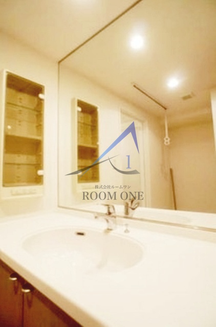 洗面設備　洗面台です。