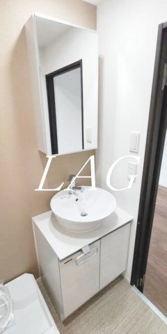 洗面設備　洗面台です。