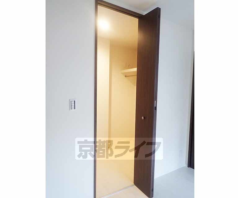 収納　ウォークインクローゼットです。