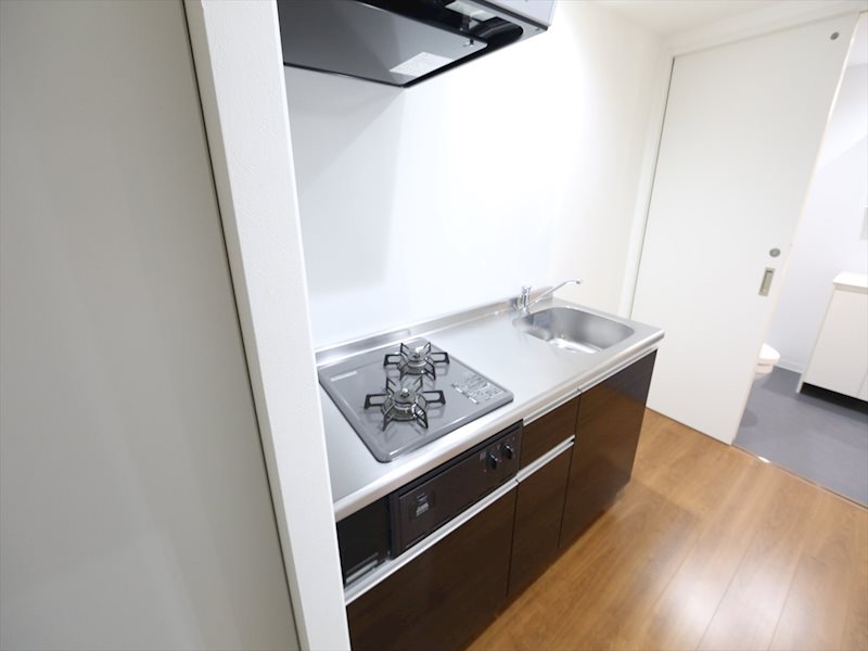 キッチン　システムキッチン（ガス2口コンロ付）