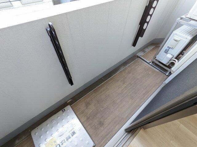 バルコニー　広々としたバルコニーです