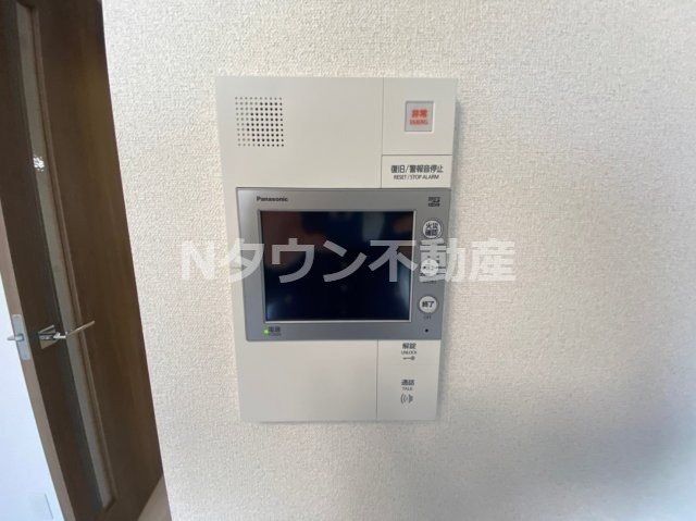 セキュリティ　突然の来訪でも安心ですね