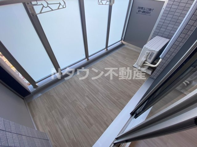 バルコニー　落ち着いた時間を過ごせるバルコニーです