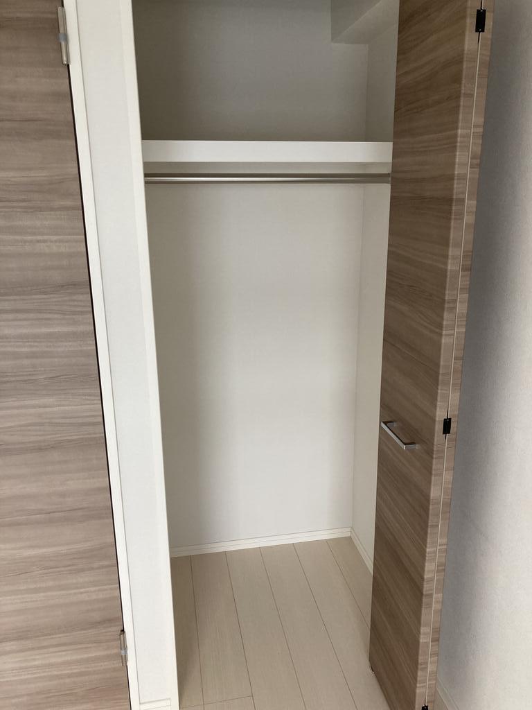 収納　収納は便利なクロゼットタイプ！