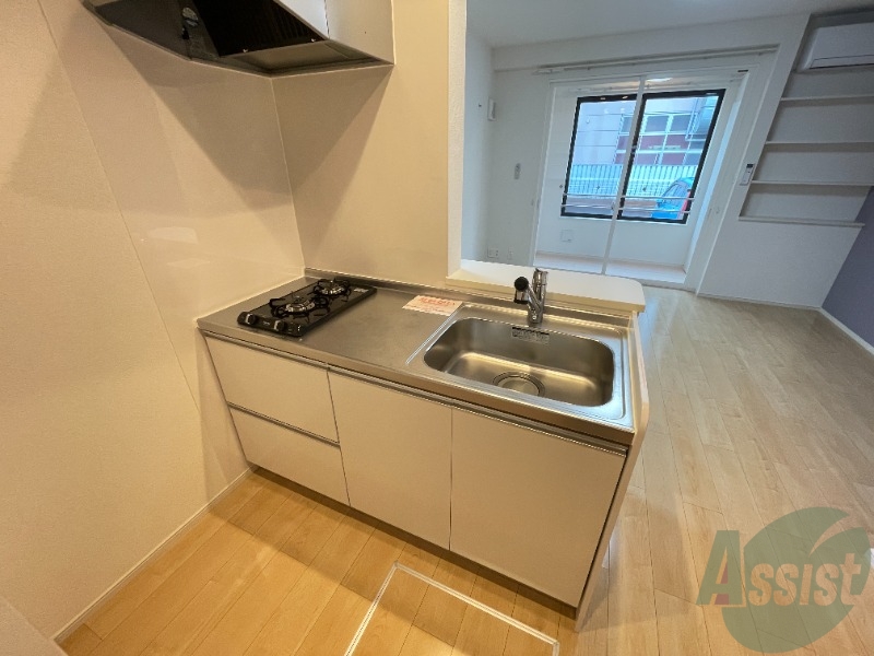 キッチン　キッチンスペースも広く冷蔵庫等も問題なく設置出来そうですね。