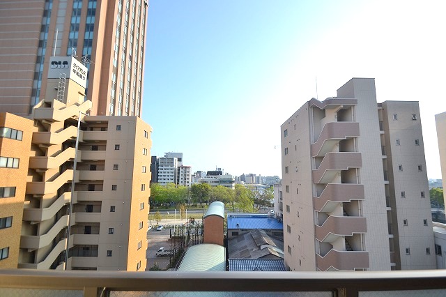 眺望　バルコニーからの景色です。