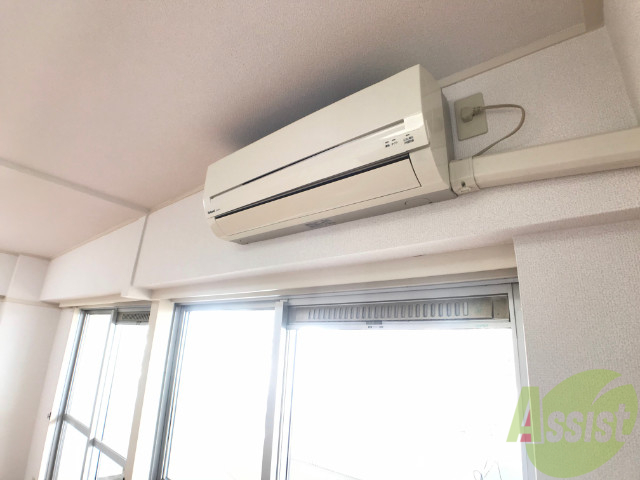 その他設備　エアコンが設置してありますので、寒暖対策もばっちり。