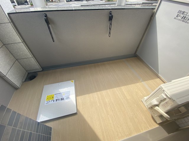 バルコニー　広々としたバルコニーです