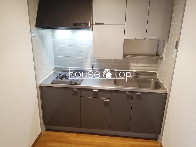 キッチン　2口コンロ付システムキッチン