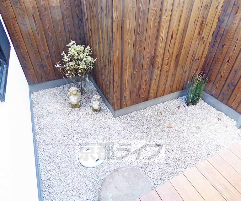 眺望　庭です。