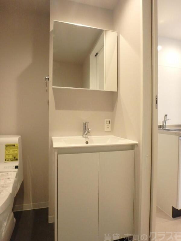 洗面設備　嬉しい洗面化粧台！