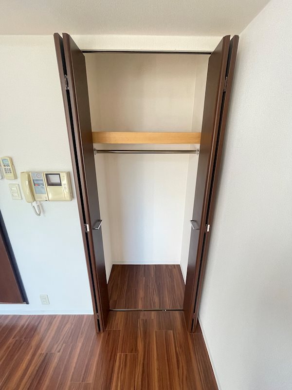 収納　たっぷりとした収納スペースです