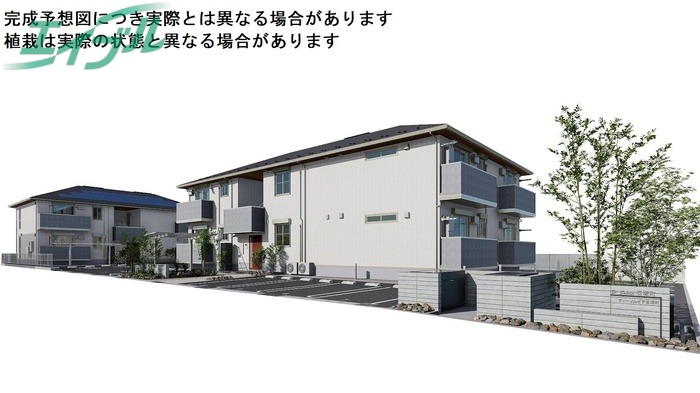 建物外観　完成パース
