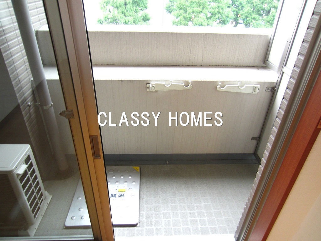 バルコニー　2006年竣工　セルカディア港区芝浦：バルコニー