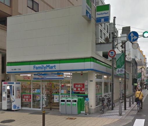 コンビニ　ファミリーマート東心斎橋一丁目店（コンビニ）まで195m