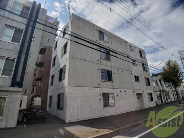 建物外観　札幌市北区北２１条西「ルクル２１」