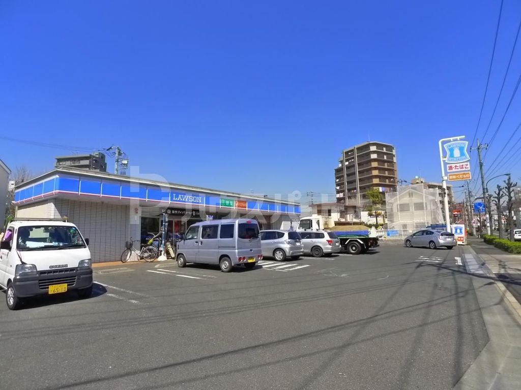 コンビニ　ローソン竹の塚二丁目店（コンビニ）まで420m