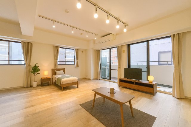 居室・リビング　家具配置イメージ画像です