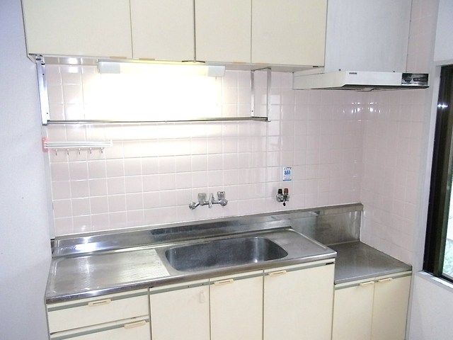 キッチン　ガスコンロ設置可