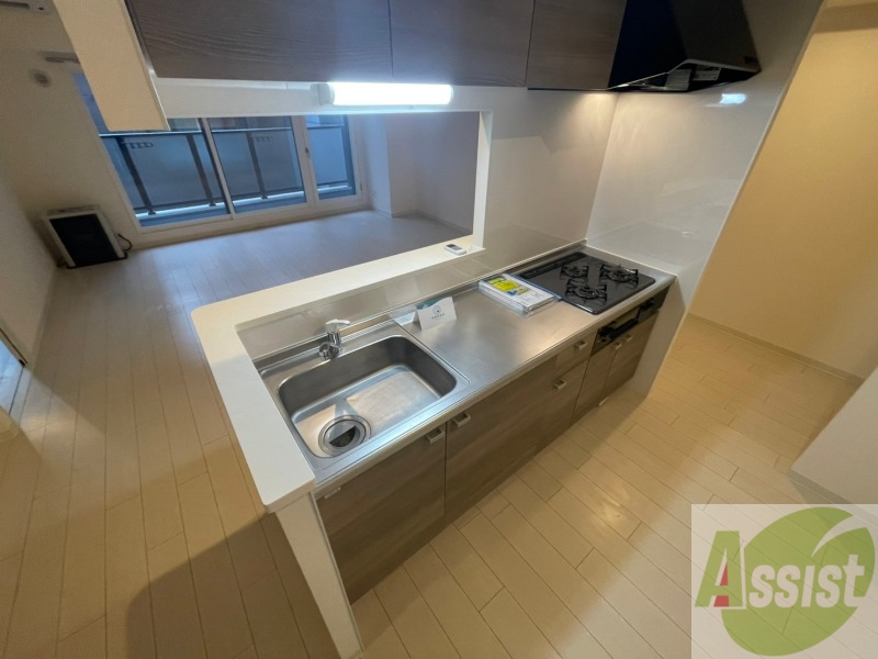 キッチン　キッチンはスペースも広々していて使いやすそうですよ！